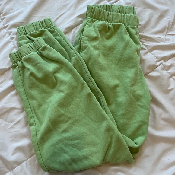 John Galt Lime Rosa Sweatpants - Picture 1 of 6